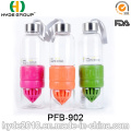 Fabricante de botella de agua del infusor de la fruta del vidrio libre de 25oz BPA (PFB-902)